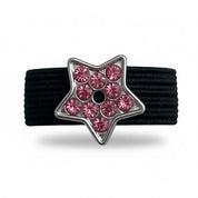 View of the Pink Star Dubois Cheval Crop Charm on a white background