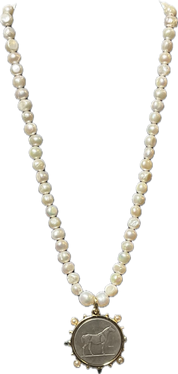 Sundance Farm Benefit Horse Medallion Necklace