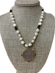 Sundance Farm Benefit Horse Medallion Necklace