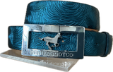 Deniro Belt w/ Large Logo Buckle