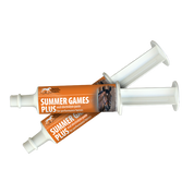 View of a pair of Summer Games Plus Electrolytes Paste tubes on a white background