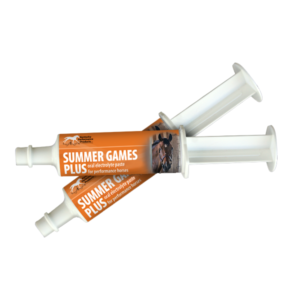 View of a pair of Summer Games Plus Electrolytes Paste tubes on a white background