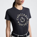 Cavalleria Toscana Floral Embroidery T-Shirt