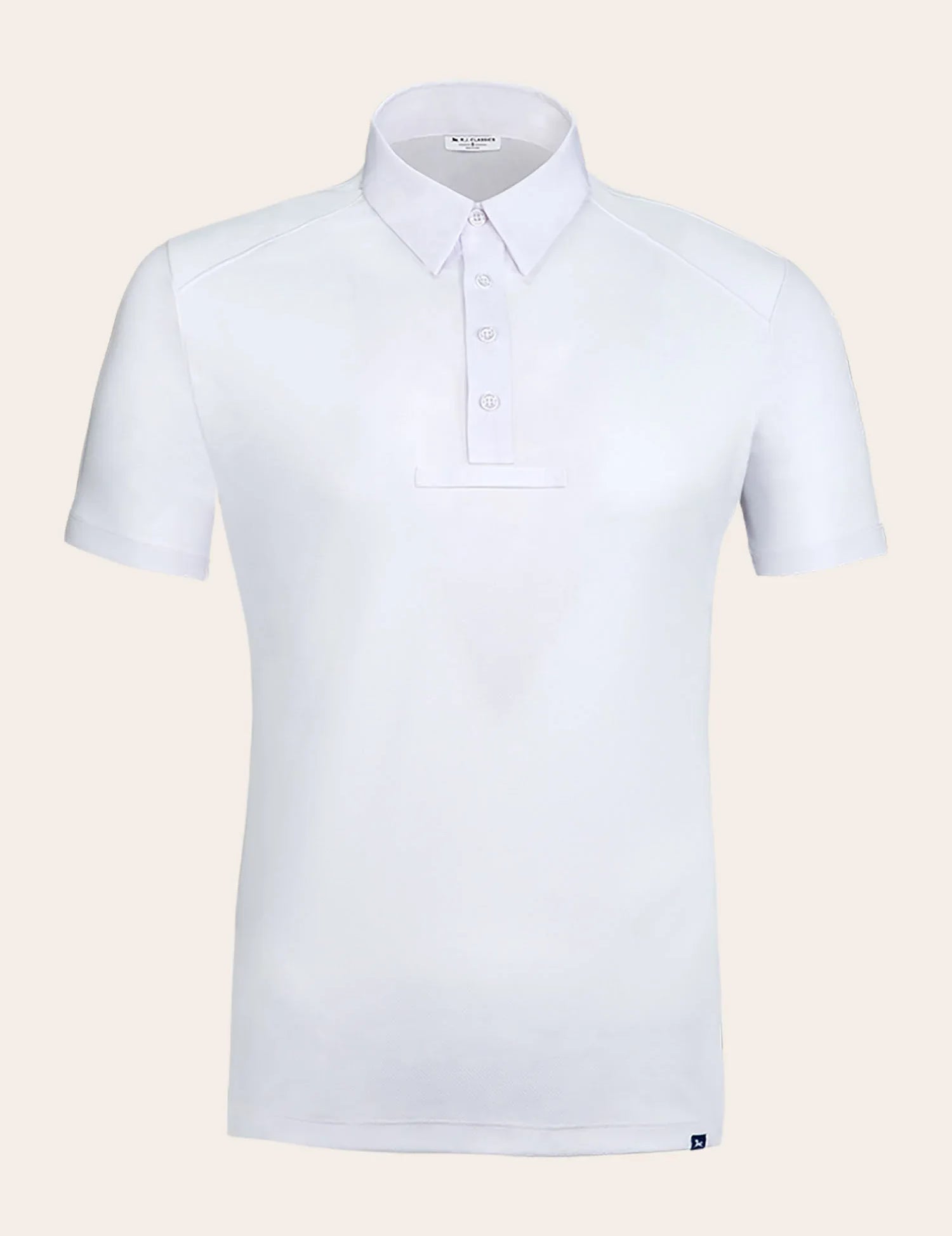 Front view of the white RJ Classics Tyler Show Shirt on a plain background