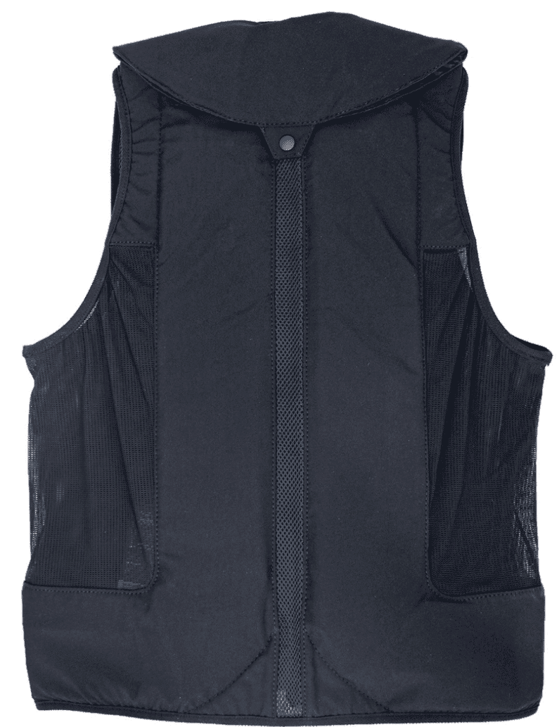 Back view of the Hit Air VH Airbag Vest on a white background
