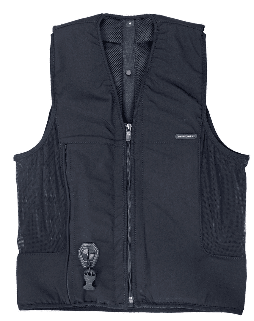 Front view of the Hit Air VH Airbag Vest on a white background