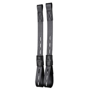 View of a pair of Black Wintec Webbers on a white background