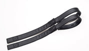 View of a pair of Black Wintec Webbers on a white background