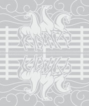 Full view of the Equus Amor Horses Throw Blanket