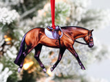 Classy Equine English Pleasure Quarter Horse Ornament