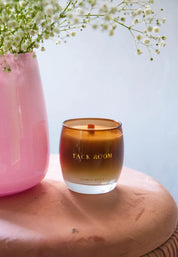 Front view of the Tack Room Stable Style Soy Wax Candle