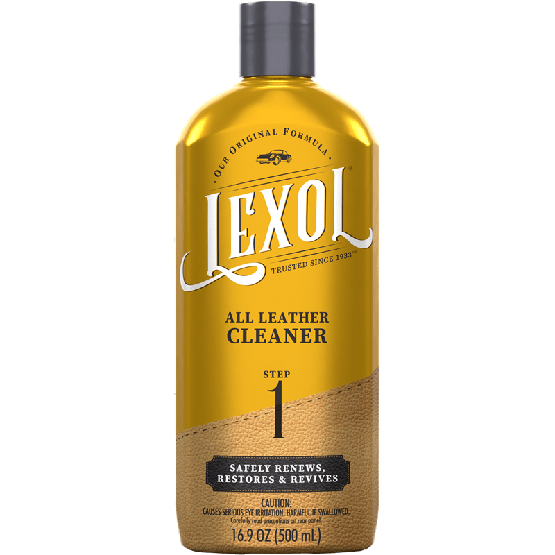 Front view of a bottle of Lexol All Leather Cleaner