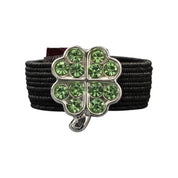 View of the Clover Dubois Cheval Crop Charm on a white background