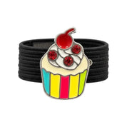 View of the Cupcake Dubois Cheval Crop Charm on a white background