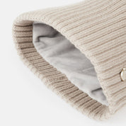Interior view of the Atmosphere Horze Anni Knitted Hat on a white background