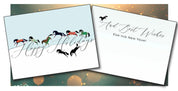 View of the Canter Jump Horse Hollow Press Holiday Greeting Card
