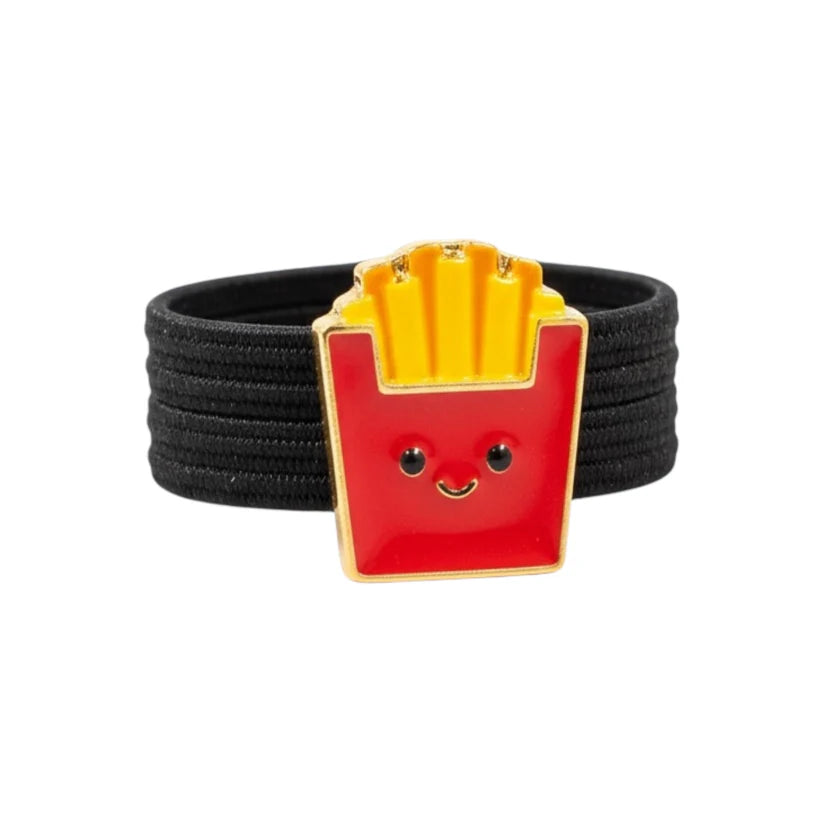 View of the French Fry Dubois Cheval Crop Charm on a white background