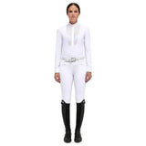 Cavalleria Toscana Lacey Drop Bib Long Sleeve Competition Shirt