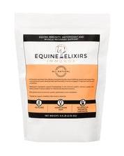 Front view of a 5.6 lb bag of Equine Elixirs Immunox on a white background