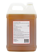 Back view of the 120 oz container of Equine Elixirs Om3ga on a white background
