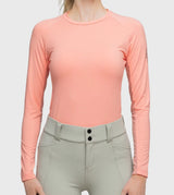 Kastel Coral Monogram Crewneck Long Sleeve Shirt