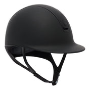 Angled front view of the Black/Darkline Samshield Shadowmatt 2.0 Helmet on a white background