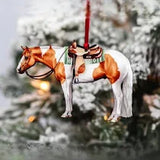 Classy Equine Western Pleasure Paint Horse Ornament