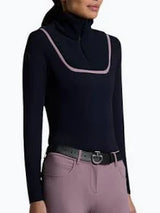Cavalleria Toscana Long Sleeve Warm Jersey w/ Fleece Insert Training Polo
