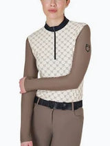 Equestro Monogram Long Sleeve Training Shirt