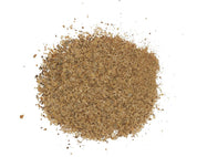 View of a pile of Front view of Equine Elixirs Symbiotic powder on a plain background