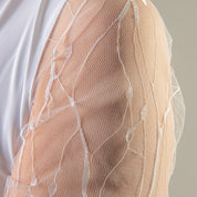 Close-up view of the Tredstep Ireland Monaco Air Long Sleeve Show Shirt on a plain background
