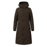 B Vertigo Gem Waxed Padded Long Coat
