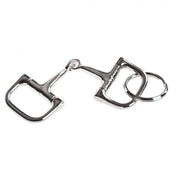 Full view of the Horze D-Ring Bit Key Chain on a plain background